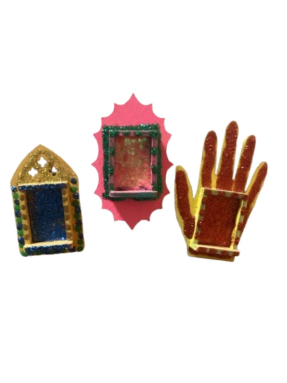 3 Mini Mexicana Wooden Magnets